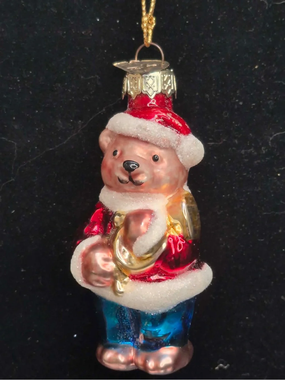 Vintage Hand-blown Glass Pacconi Christmas Ornaments - Santa, Nutcracker, Bear